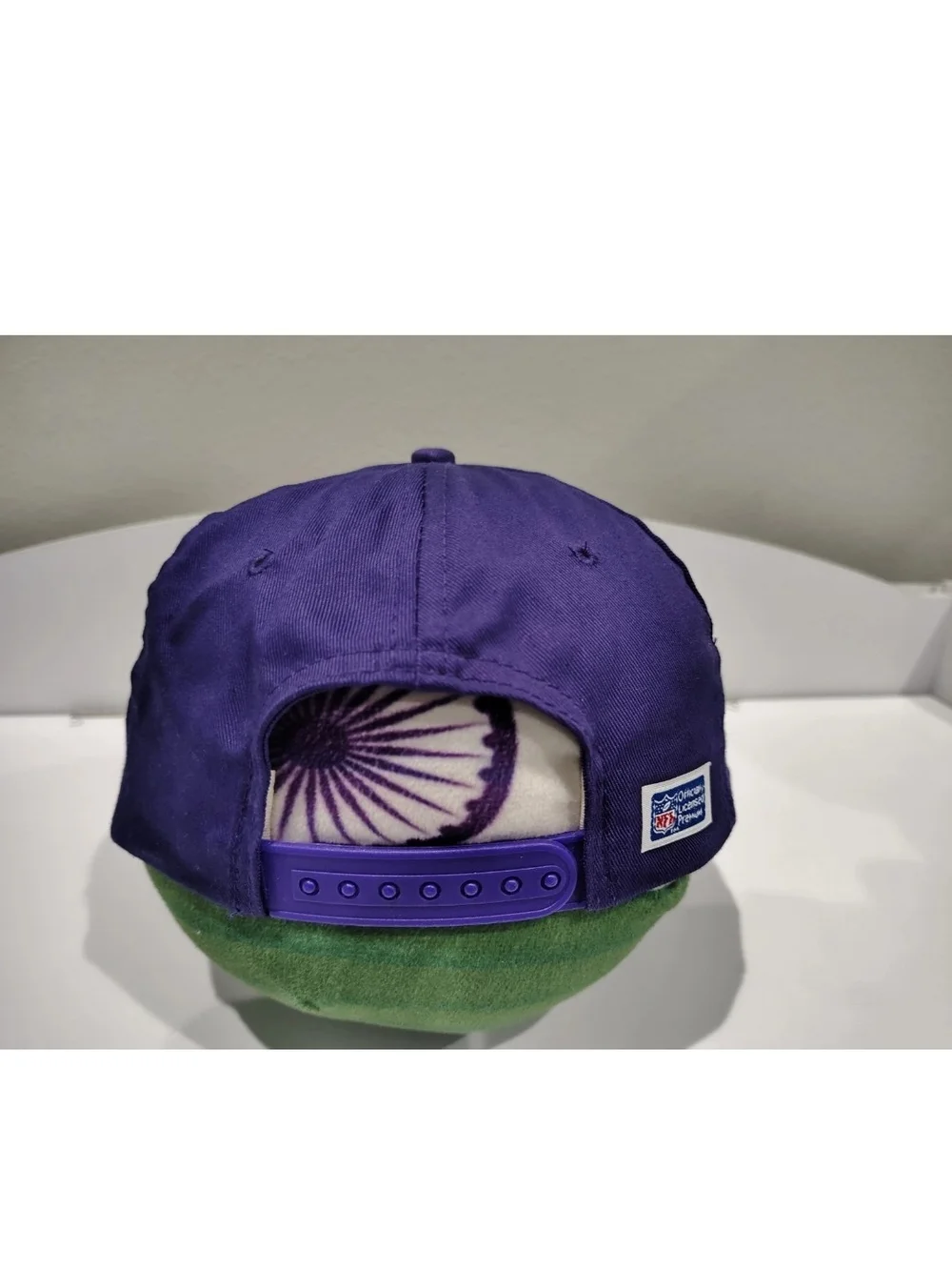 Vintage Minnesota Vikings Hat snapback purple yellow NFL Cap AJD 90s Cap